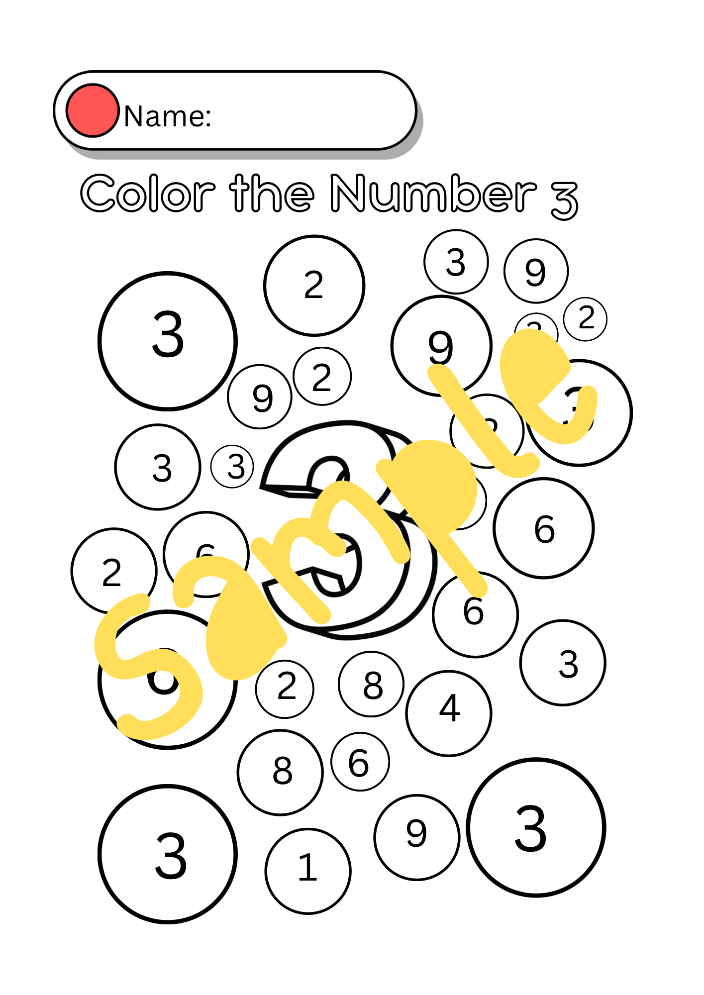 Color by Number: #3