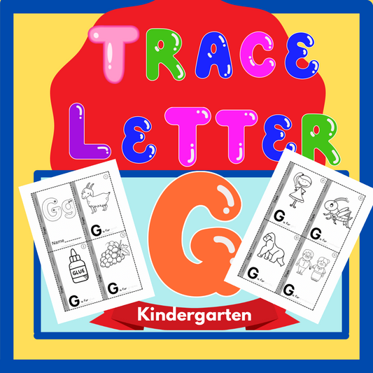 Phonics Worksheets: Trace Letter ‘G’ Booklet