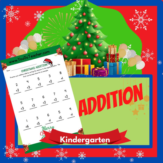 Seasonal Worksheets: Christmas Addition