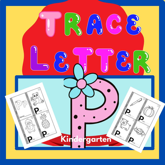 Phonics Worksheets: Trace Letter ‘P’ Booklet