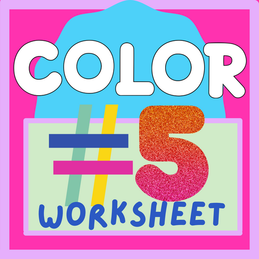 Freebies: Color by number:  #5