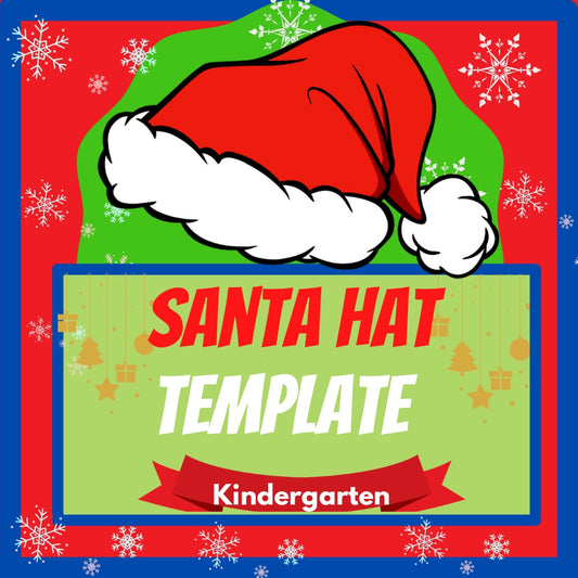 Seasonal Worksheets: Christmas: Santa Headband Template