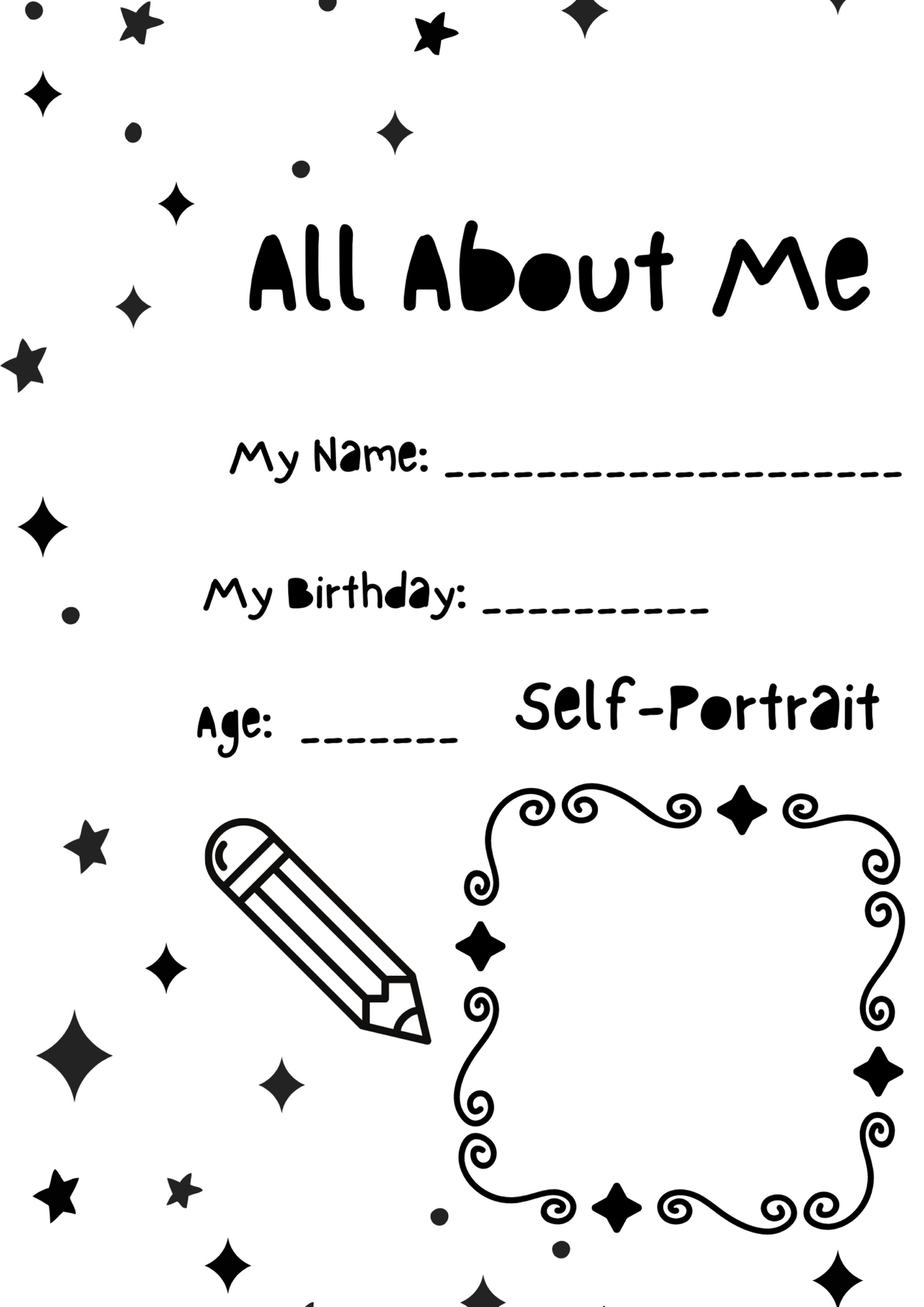 Self Reflection: All About Me Booklet