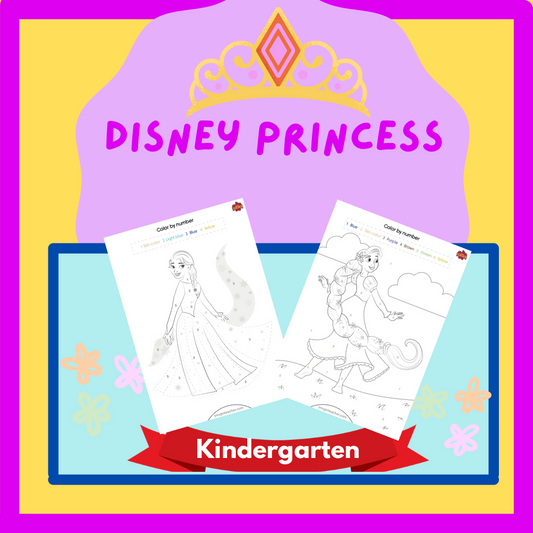 Color by Number: Princesses