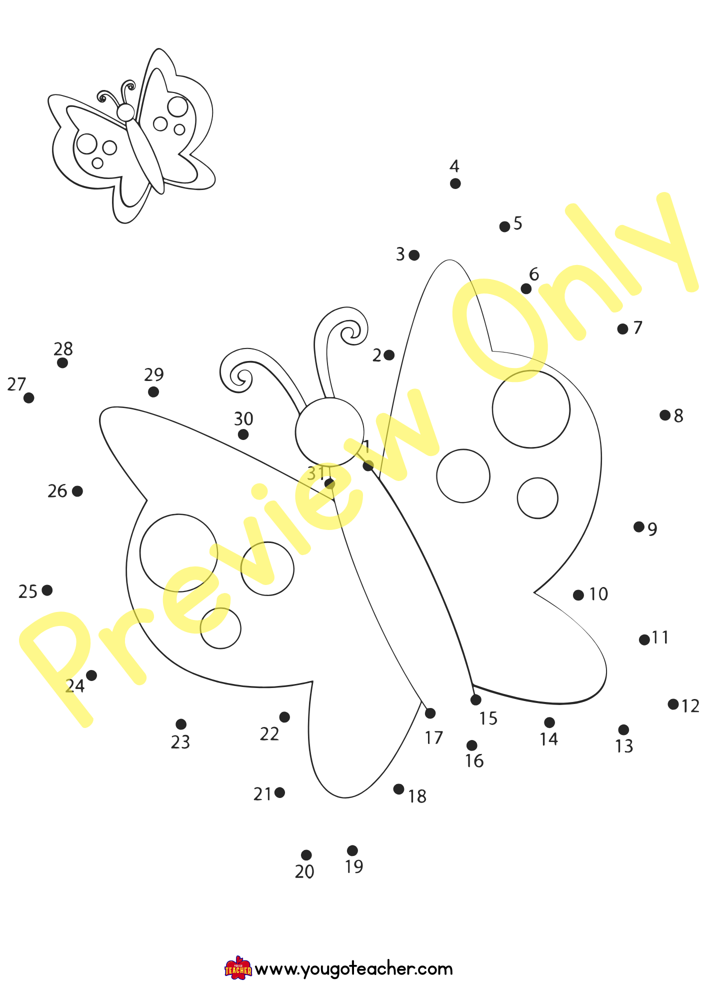 Connect the Dots & Color -Dot-to-Dot Activity Bundle (29 Pages)