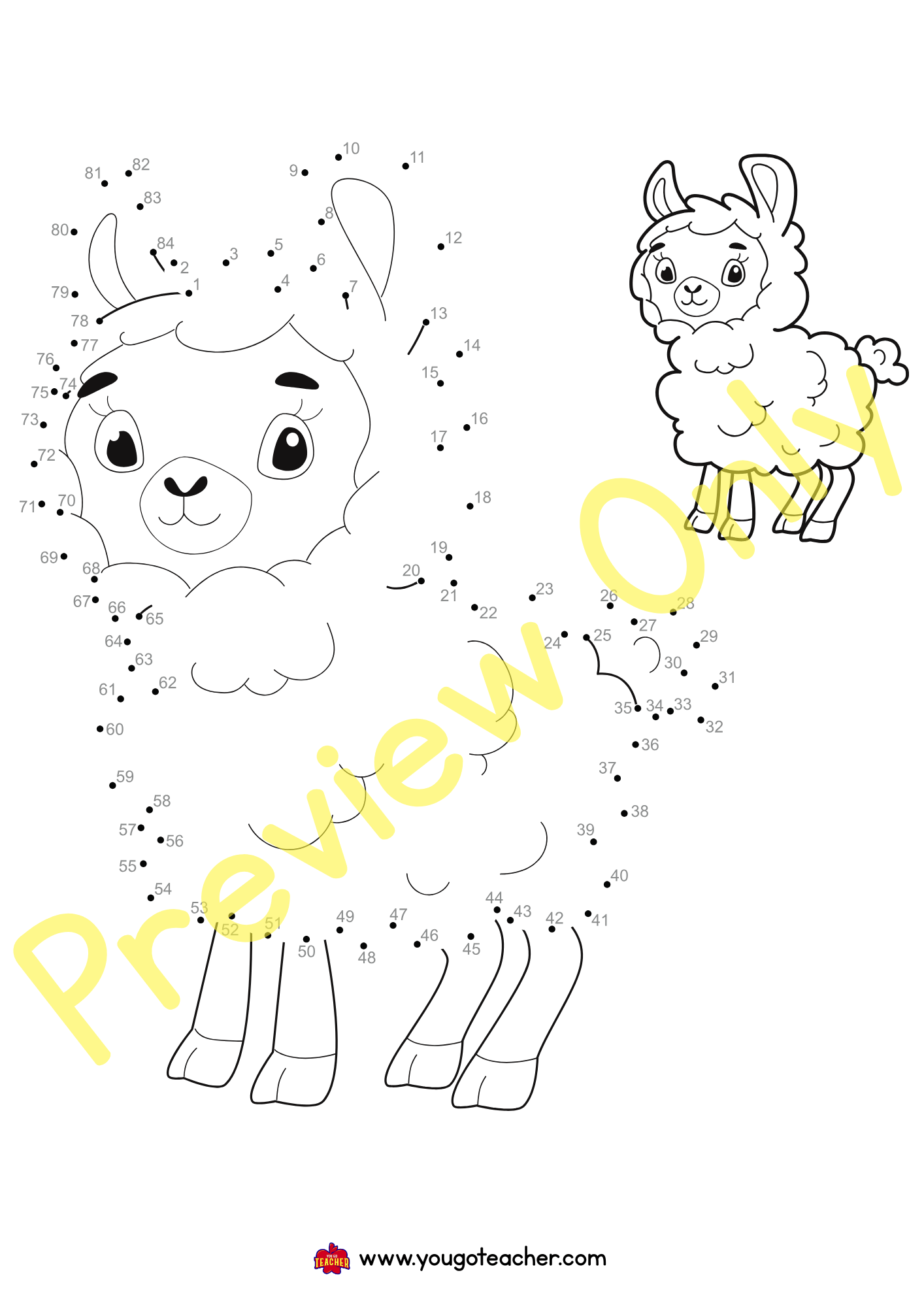 Connect the Dots & Color -Dot-to-Dot Activity Bundle (29 Pages)