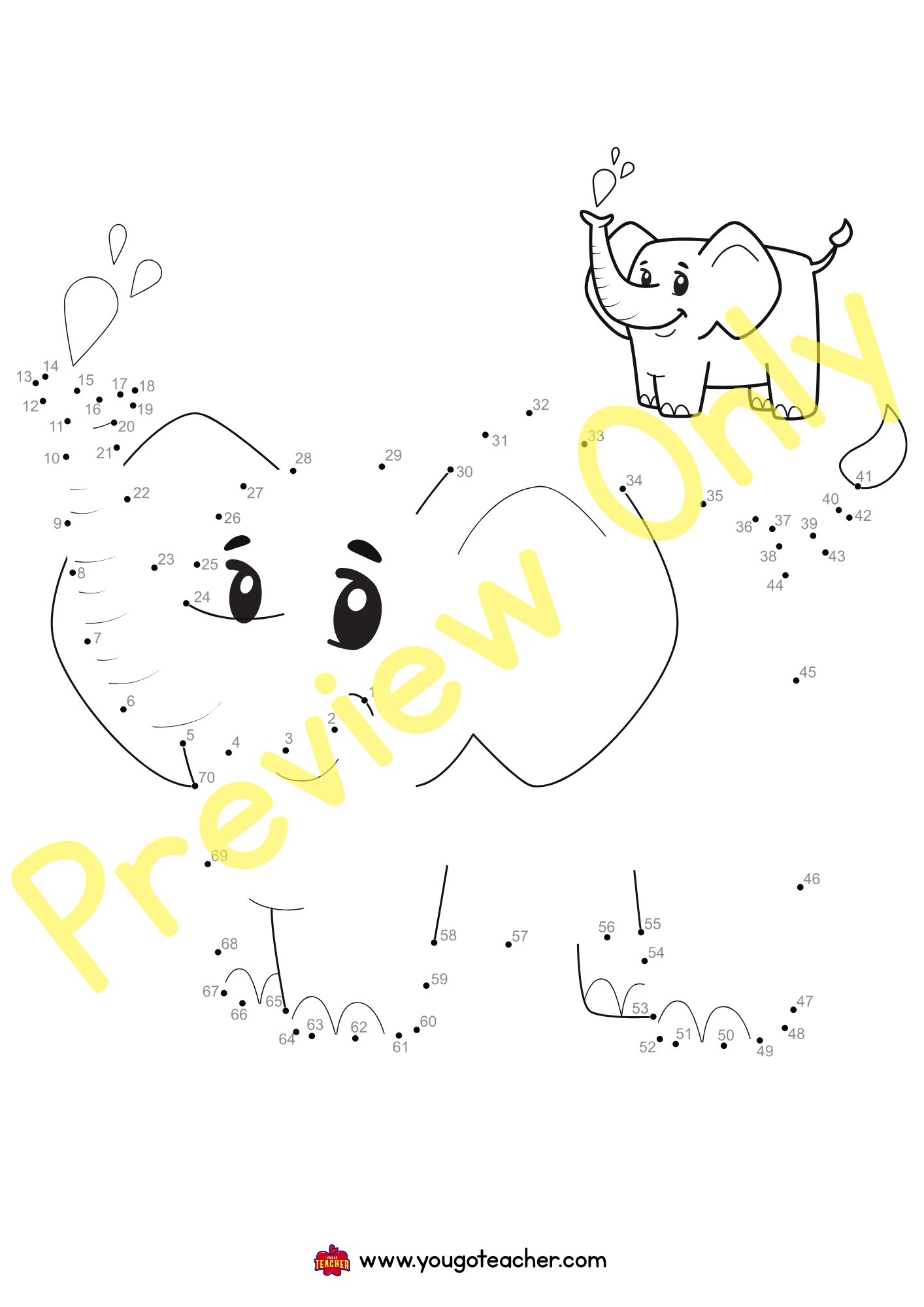 Connect the Dots & Color -Dot-to-Dot Activity Bundle (29 Pages)