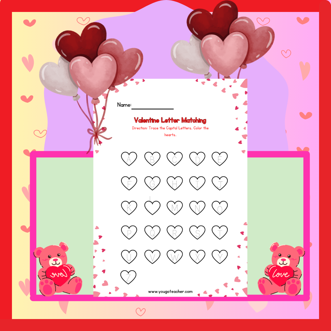 Freebies! Valentine's Day Letter Tracing!