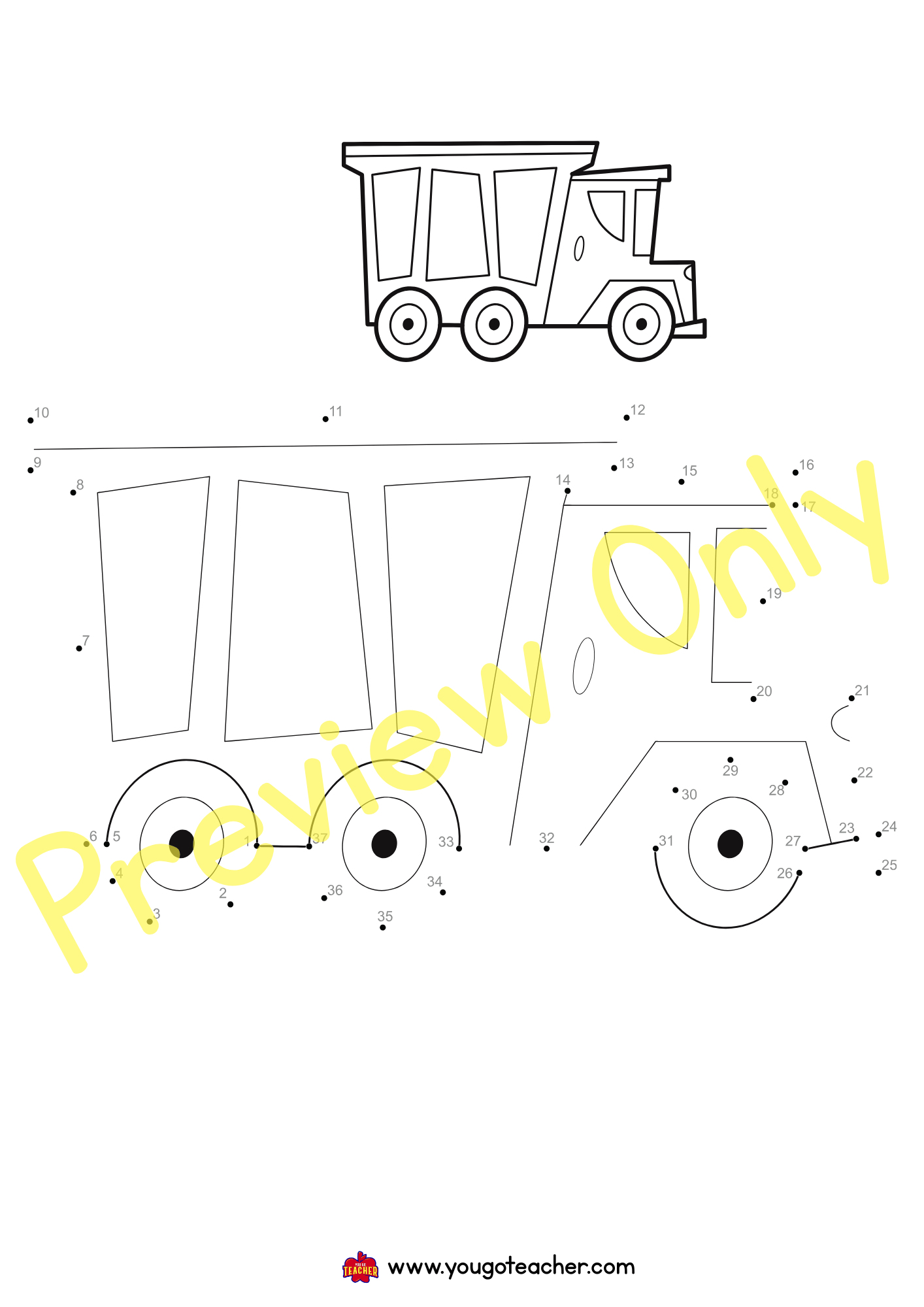 Connect the Dots & Color -Dot-to-Dot Activity Bundle (29 Pages)