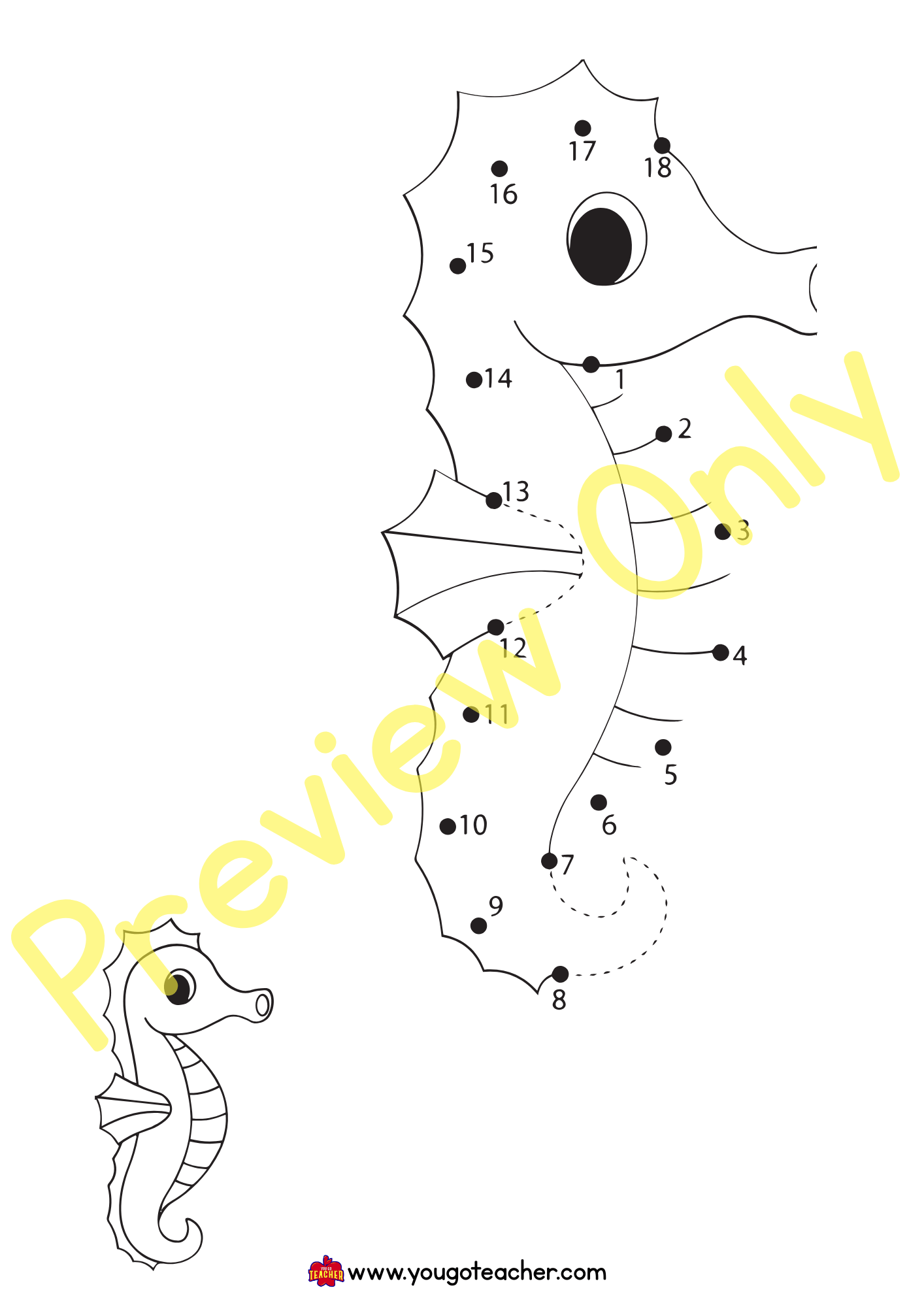 Connect the Dots & Color -Dot-to-Dot Activity Bundle (29 Pages)