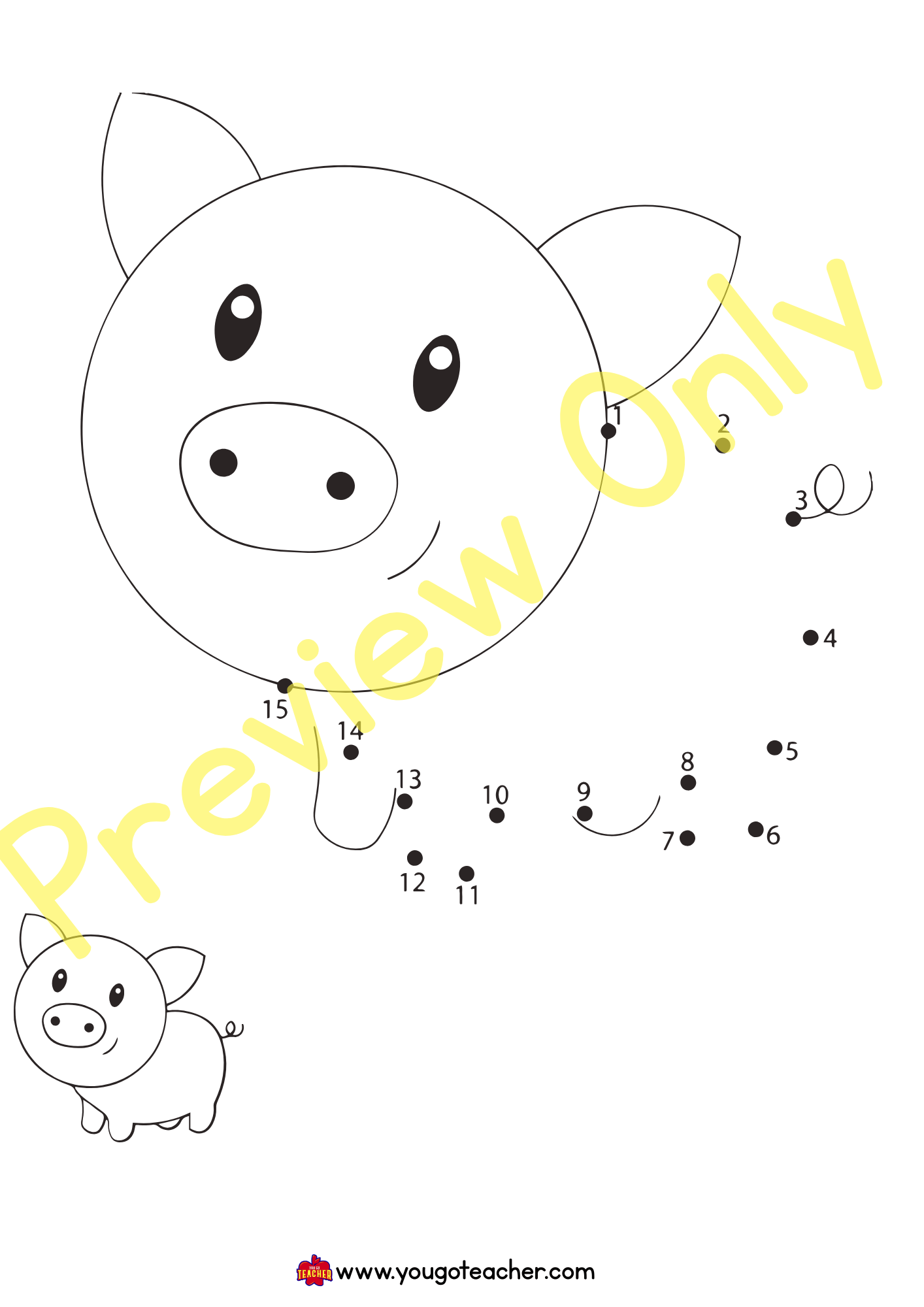 Connect the Dots & Color -Dot-to-Dot Activity Bundle (29 Pages)