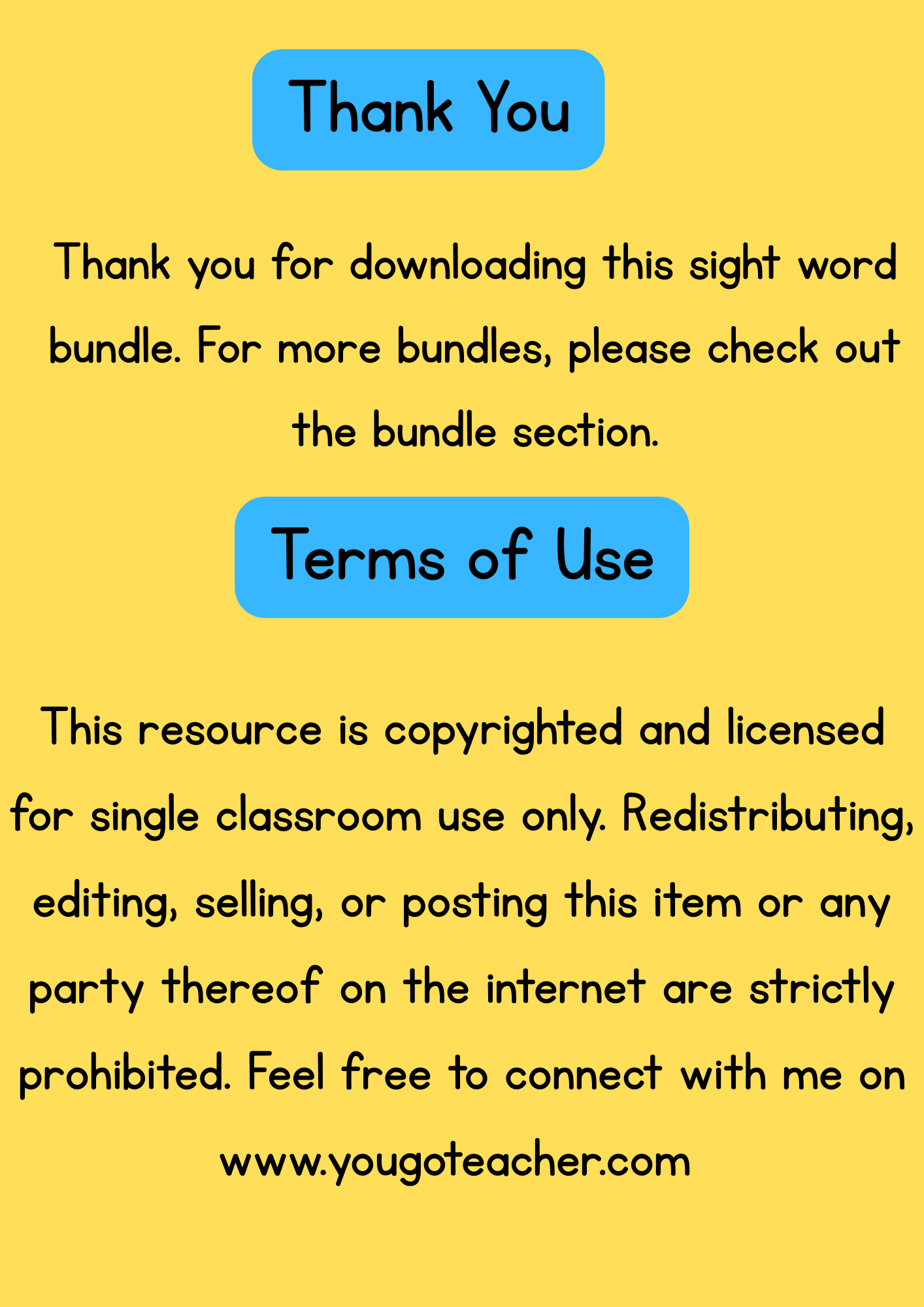 Phonics Worksheets: Kindergarten Sight Word Practice – 44 Printable Worksheets