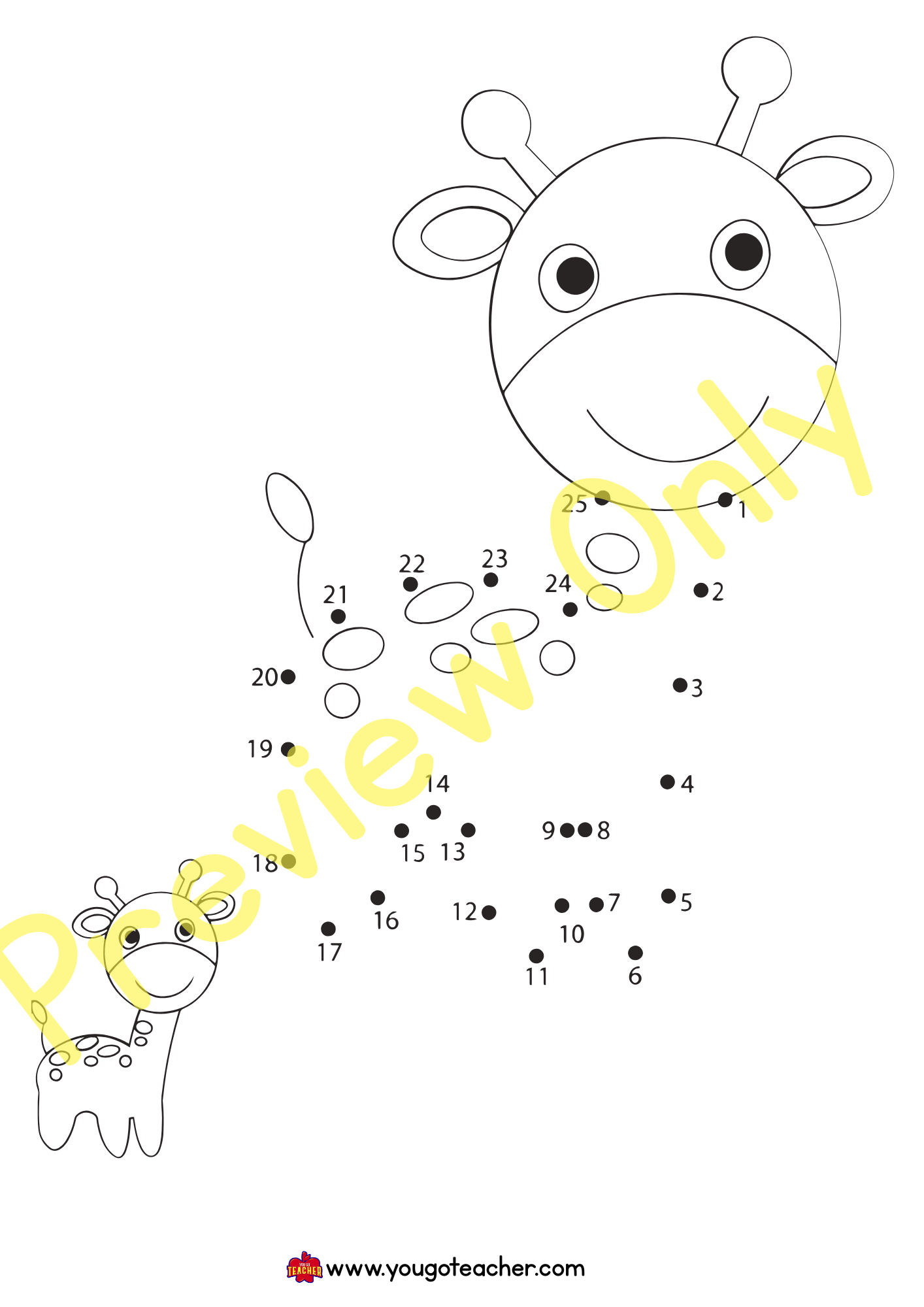 Connect the Dots & Color -Dot-to-Dot Activity Bundle (29 Pages)