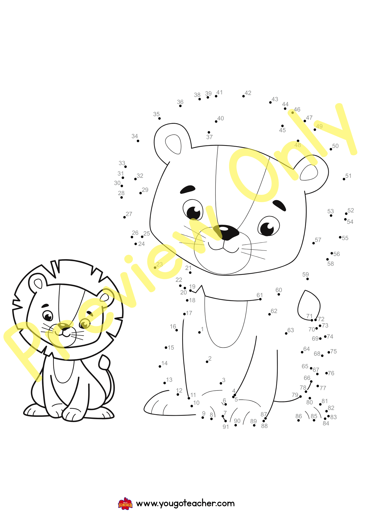 Connect the Dots & Color -Dot-to-Dot Activity Bundle (29 Pages)