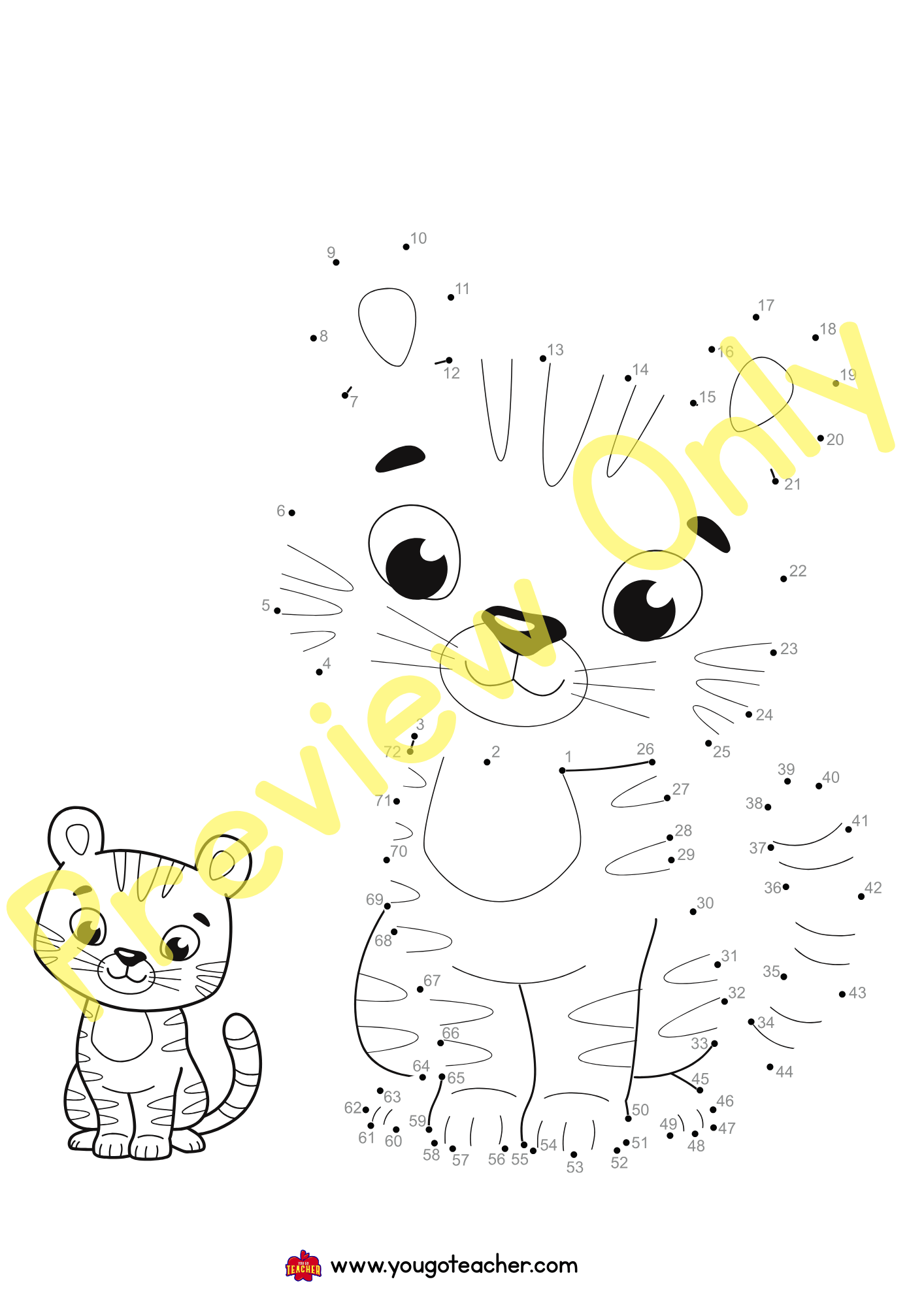 Connect the Dots & Color -Dot-to-Dot Activity Bundle (29 Pages)