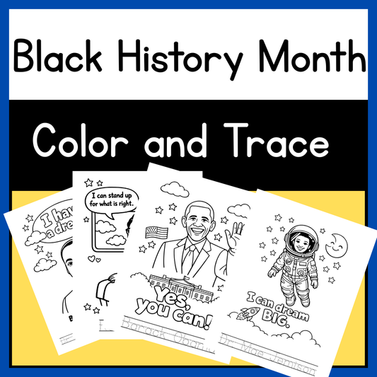 Black History Month Coloring Pages-Inspirational Leaders Printable