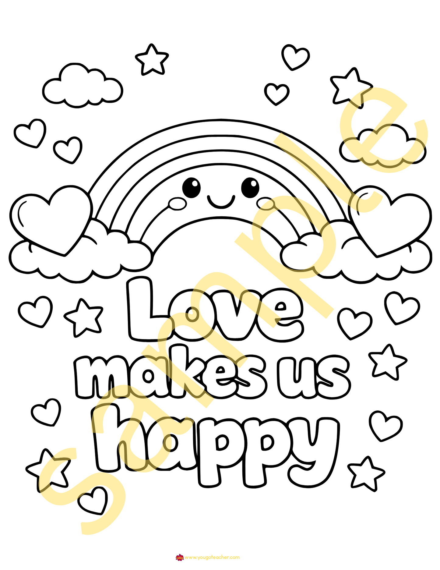 29 Printable Valentine's Day Coloring Pages for Kindergarten| Bundle