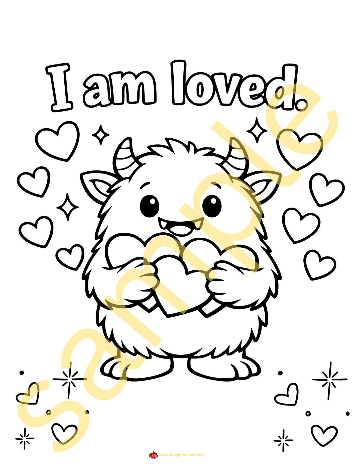 29 Printable Valentine's Day Coloring Pages for Kindergarten| Bundle