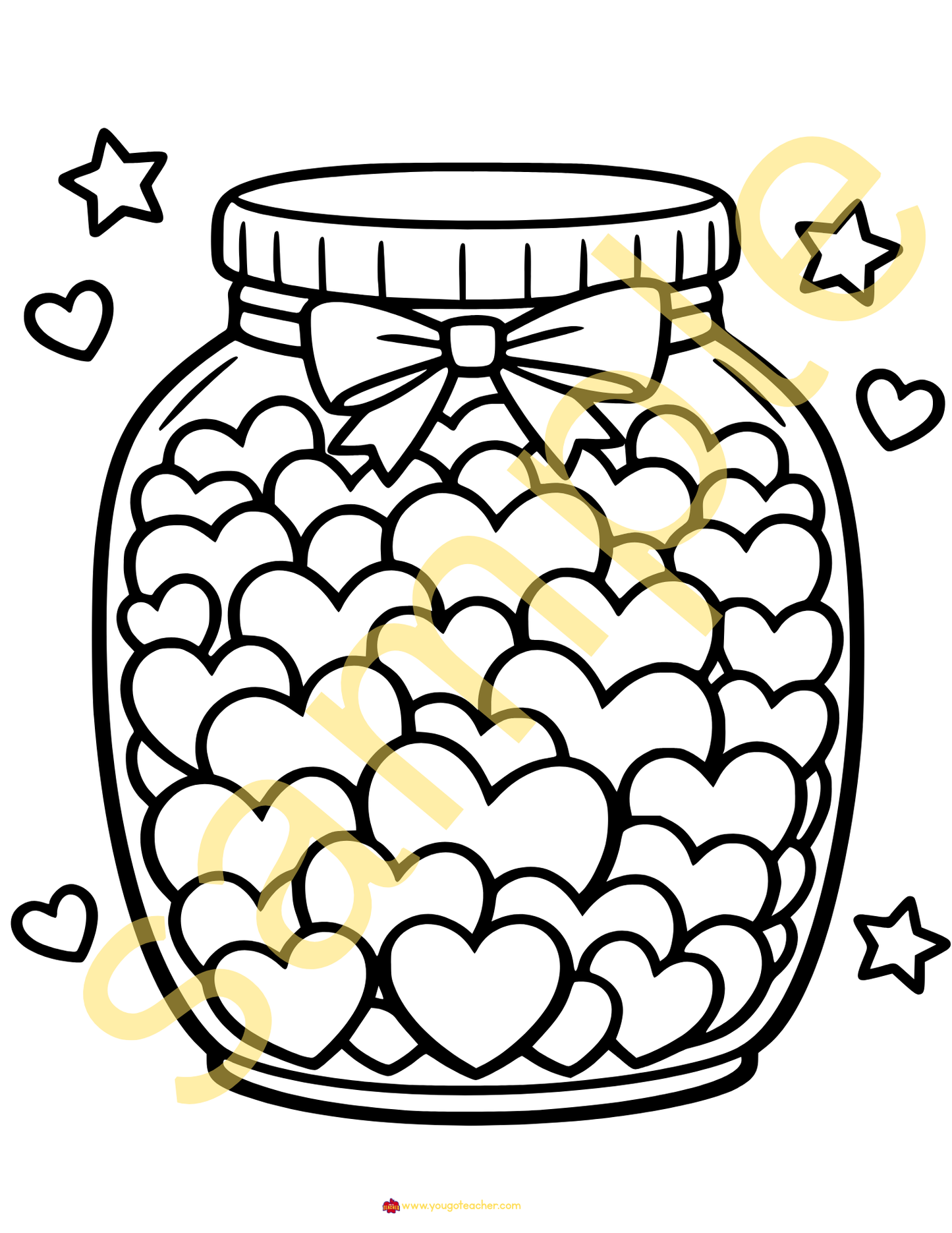 29 Printable Valentine's Day Coloring Pages for Kindergarten| Bundle