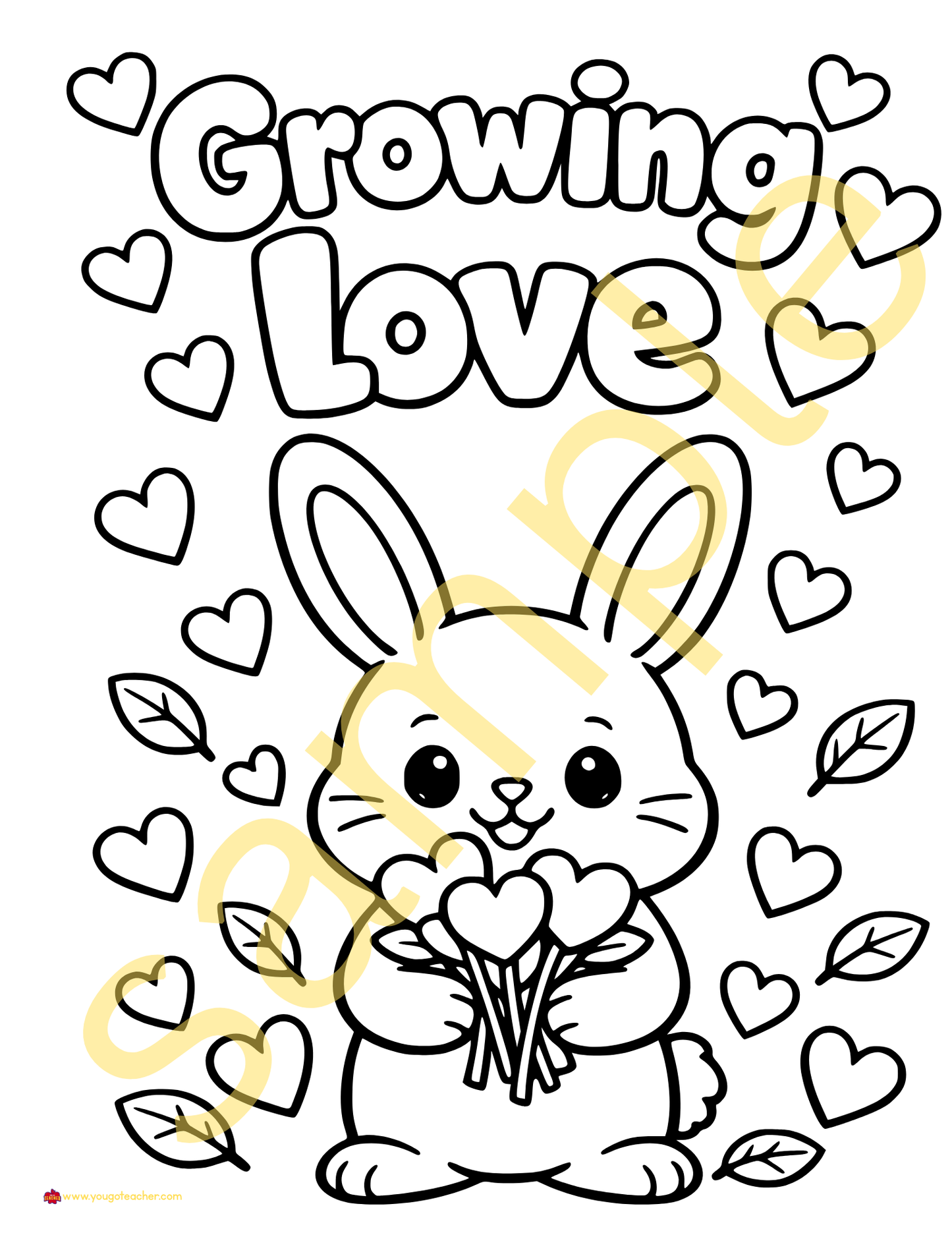 29 Printable Valentine's Day Coloring Pages for Kindergarten| Bundle