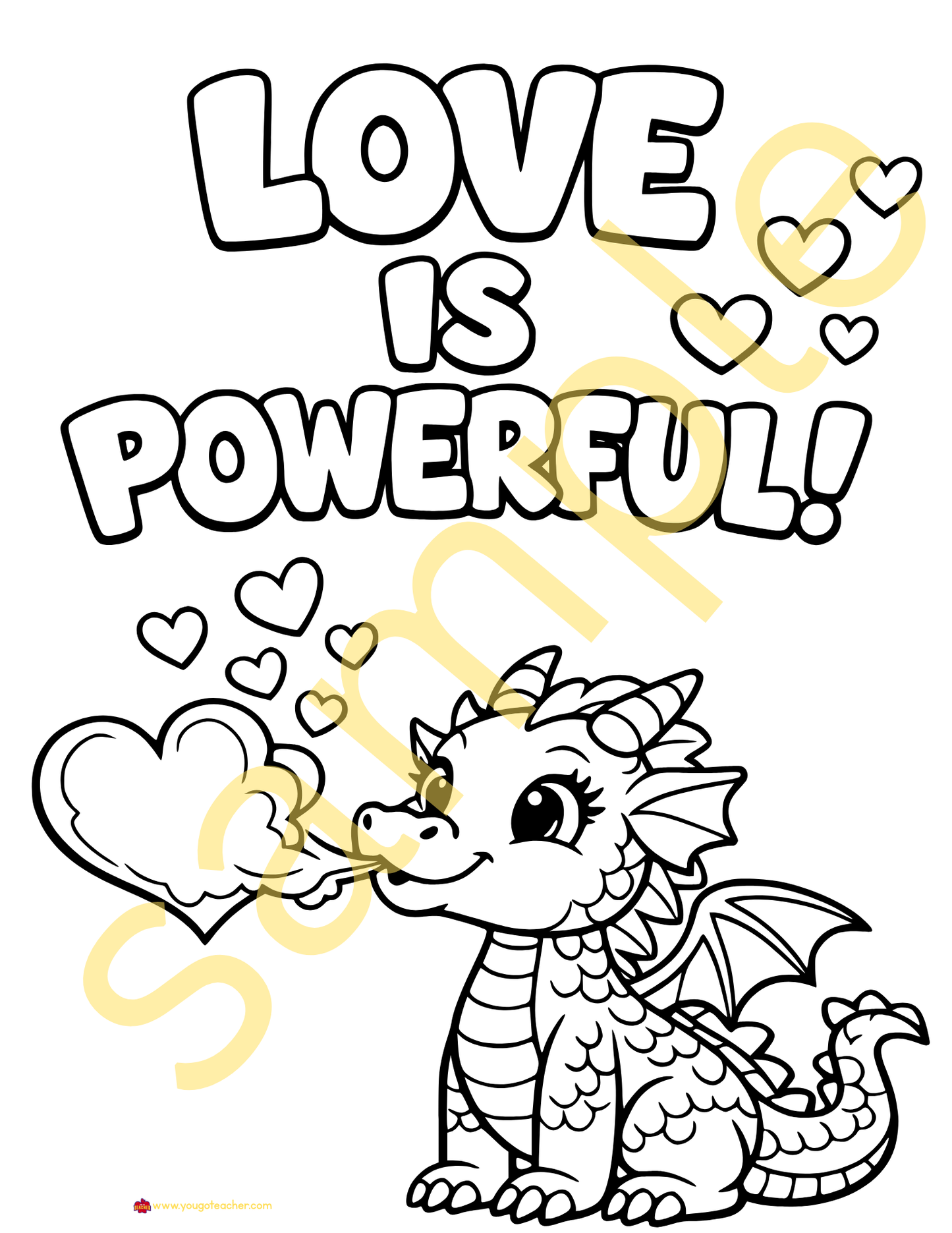 29 Printable Valentine's Day Coloring Pages for Kindergarten| Bundle