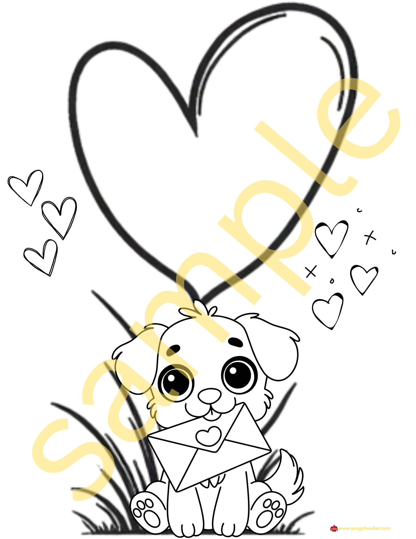 29 Printable Valentine's Day Coloring Pages for Kindergarten| Bundle