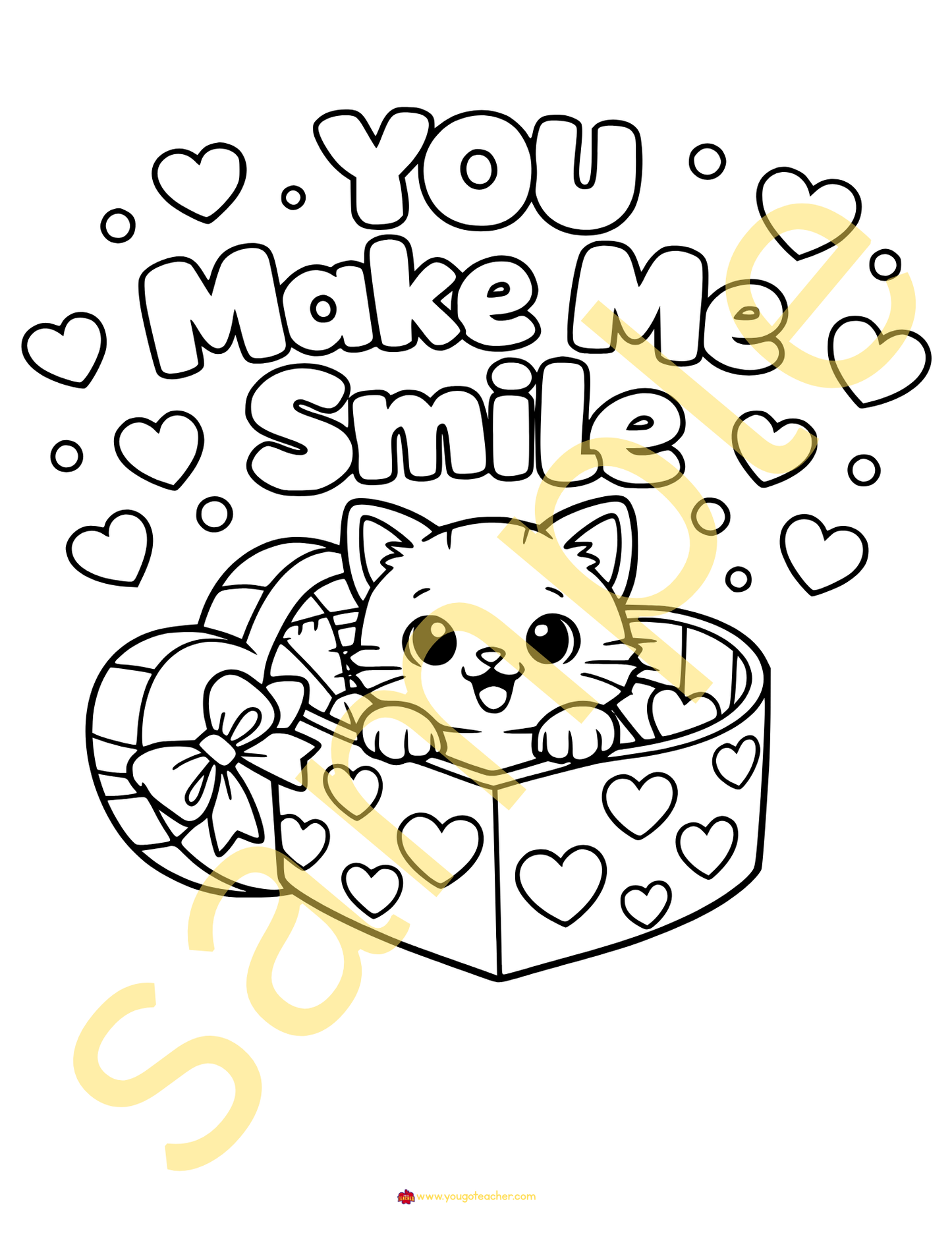 29 Printable Valentine's Day Coloring Pages for Kindergarten| Bundle