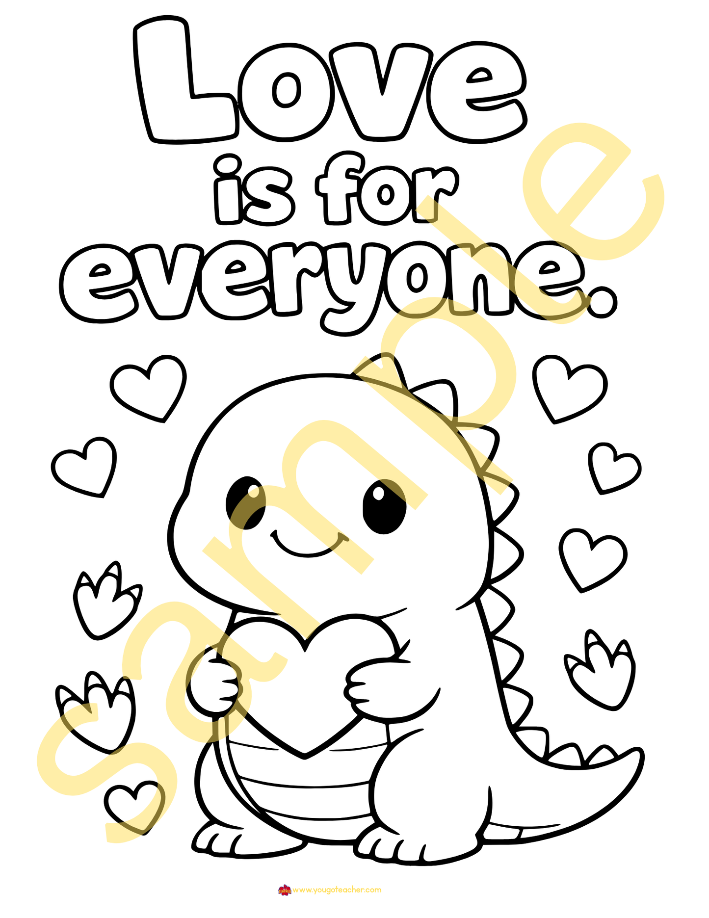 29 Printable Valentine's Day Coloring Pages for Kindergarten| Bundle