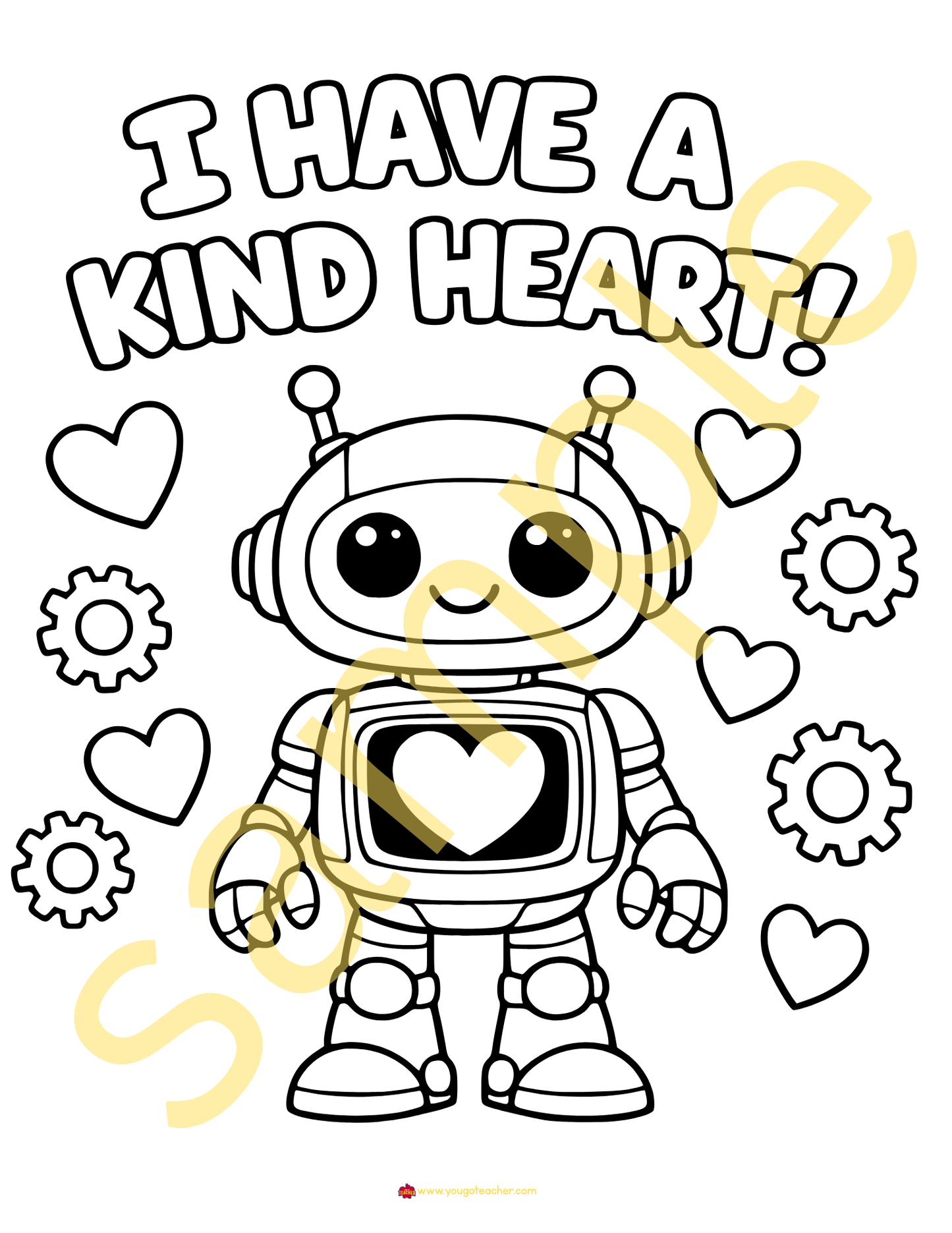 29 Printable Valentine's Day Coloring Pages for Kindergarten| Bundle