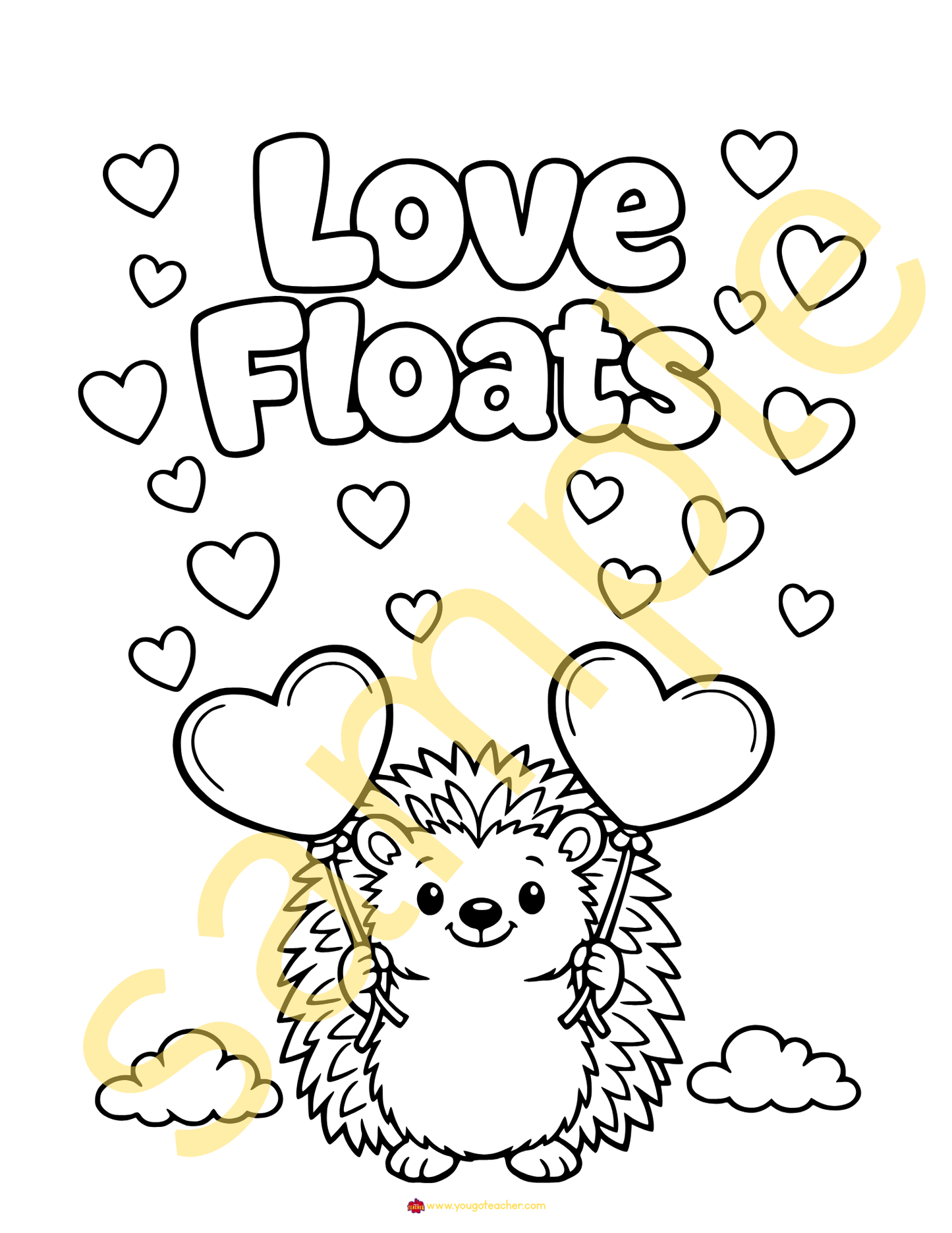 29 Printable Valentine's Day Coloring Pages for Kindergarten| Bundle