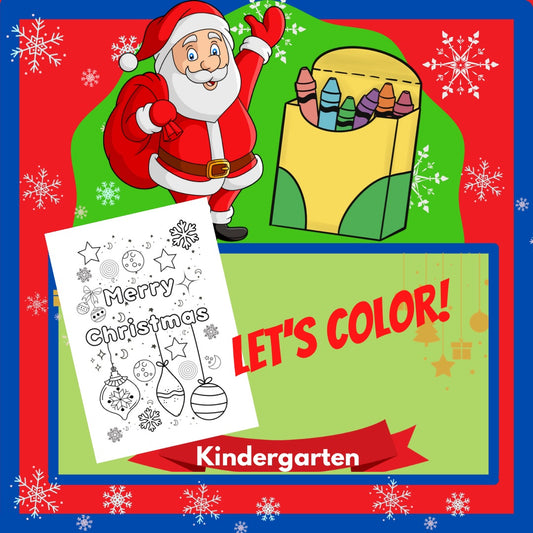 Seasonal Worksheets: Christmas: Christmas Coloring Page