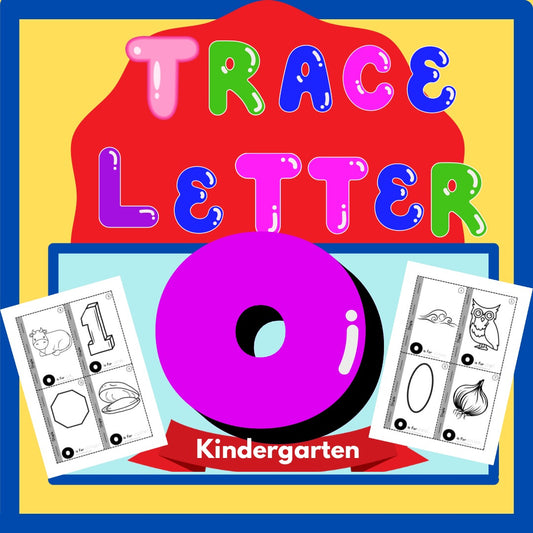 Phonics Worksheets: Trace Letter ‘O’ Booklet