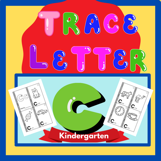 Phonics Worksheets: Trace Letter ‘C’ Booklet