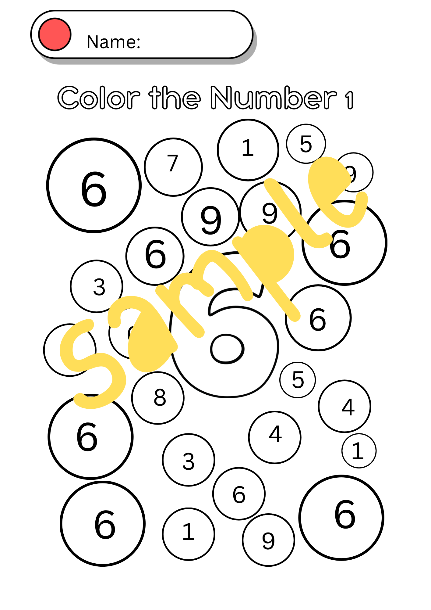 Color by Number: #6